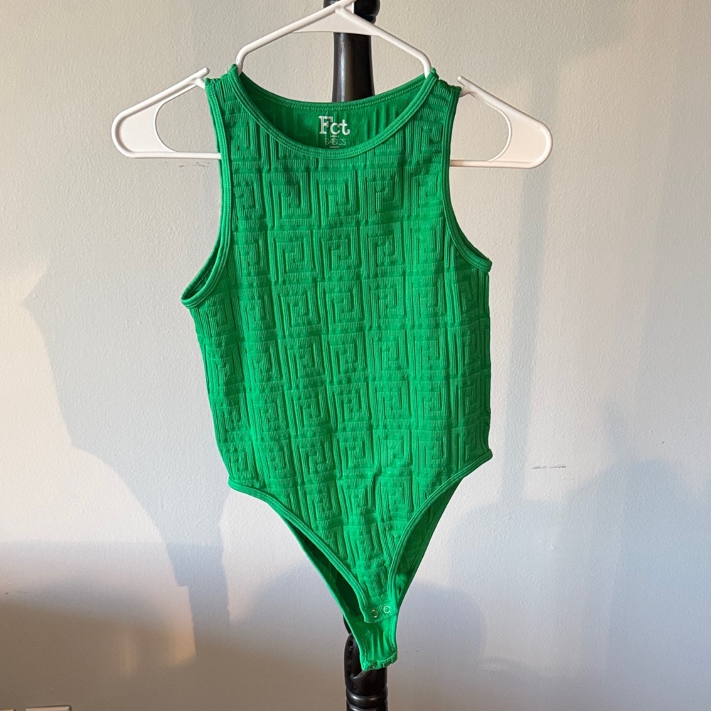 Fendi Pattern IT Green BodySuit - Picture 1 of 2